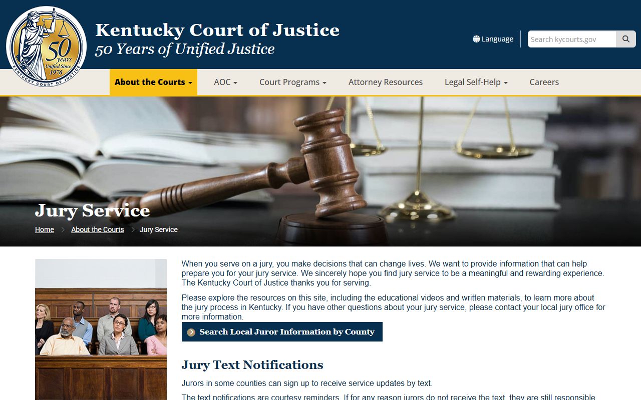 Allen County court dockets Kentucky jury service source