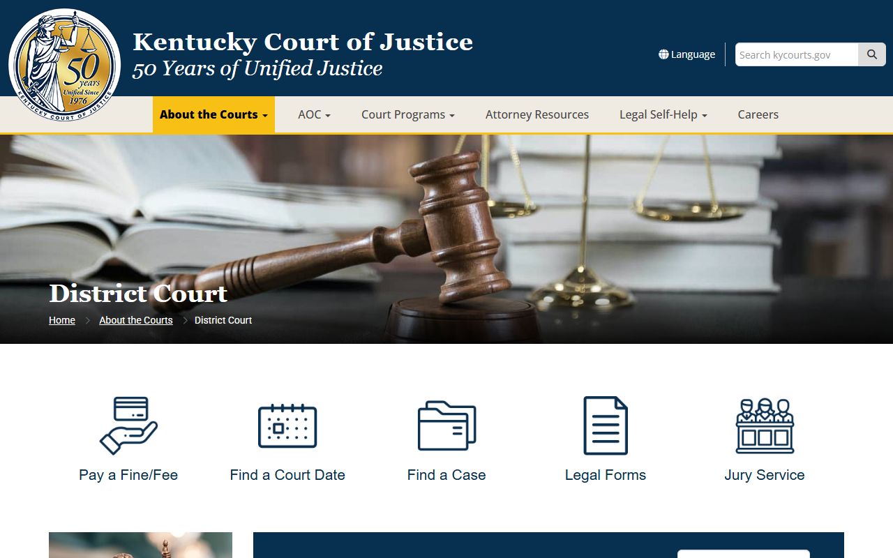 Allen County court records District Court jurisdiction source