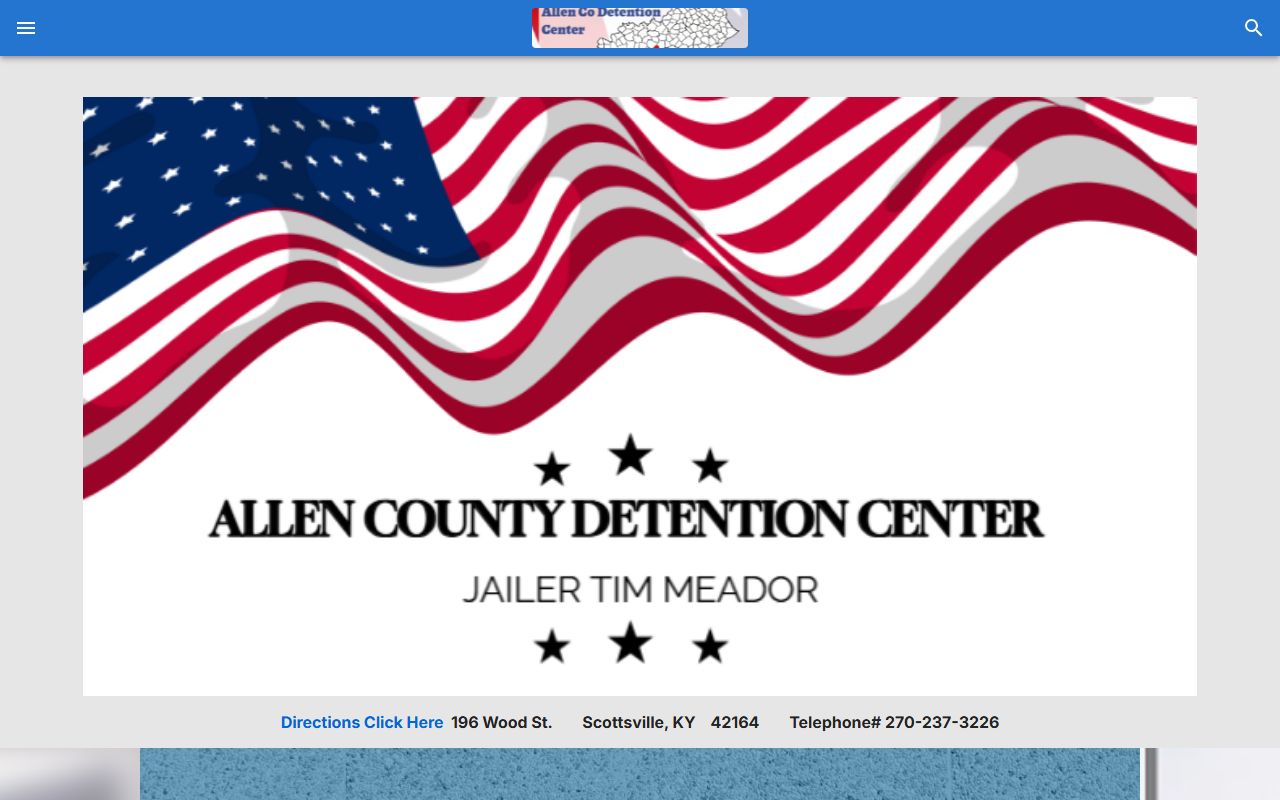Allen County inmate records detention center website