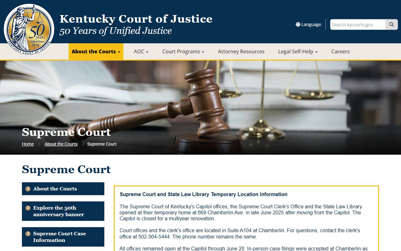 Allen County probate records Kentucky Supreme Court appellate context